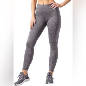 Mondetta High Rise Athletic Leggings Gray Heather Size Small Workout Yoga